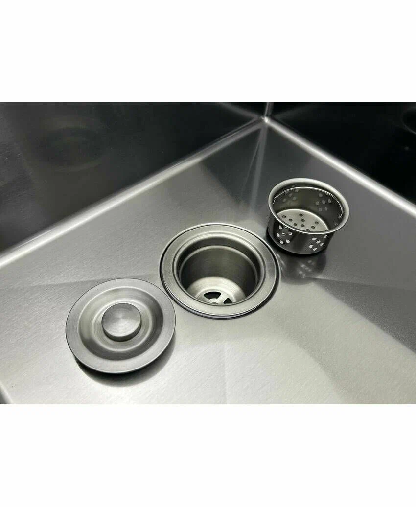 Hoffger Мойка для кухни 7850R Black правая чаша – фотография-3